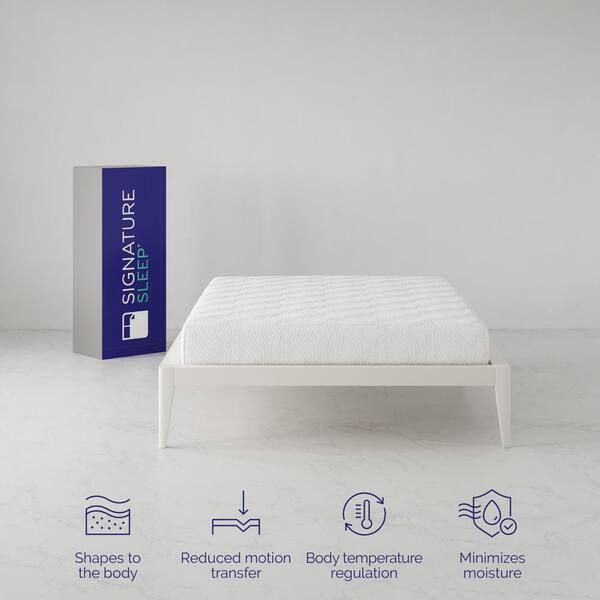 signature sleep 8 inch memory foam mattress queen