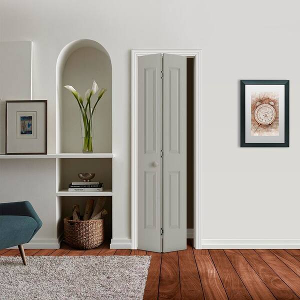 JELD-WEN 24 in. x 80 in. Caiman 2 Panel Vanilla Paint Hollow Core