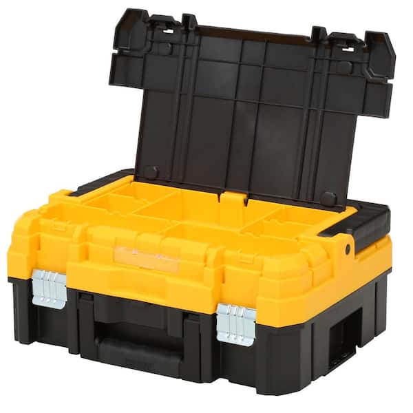 DEWALT TSTAK IV 7 in. Stackable 18-Compartment Double Shallow Drawer Small  Parts & Tool Storage Organizer DWST17804 - The Home Depot