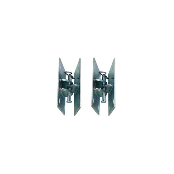 Pair of Galvanized Steel Floating Dock Hinges for Floating Boat Dock Systems, 2-Pack