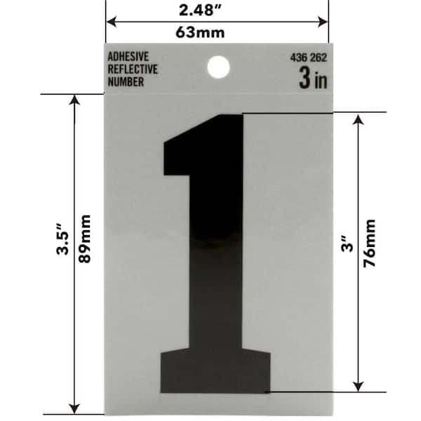 self 0-9 numbers numbers sets (2/3/4inch) strong for houses number