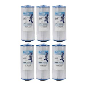 Unicel 5.19 in. Dia 50 sq. ft. Replacement Pool Filter Cartridge with ...