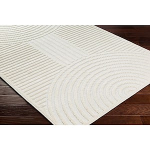 Lyna Cream Doormat 2 ft. x 3 ft. Machine-Washable Indoor Area Rug