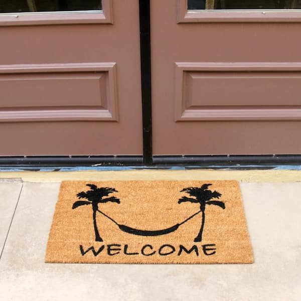 https://images.thdstatic.com/productImages/f0524a1c-a424-44cf-bf65-c8ee55e95f95/svn/chillin-by-the-shore-rubber-cal-door-mats-10-111-011-1f_600.jpg