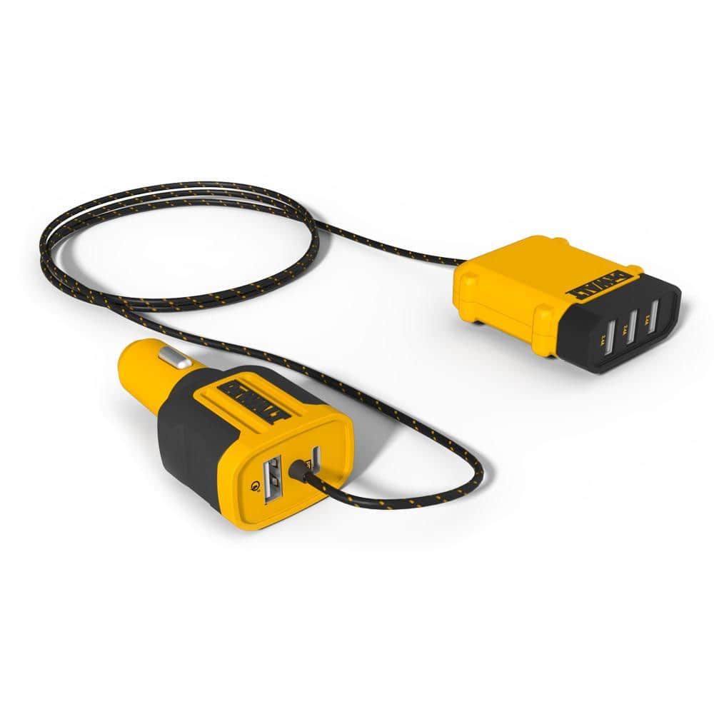 Reviews for DEWALT 5-Port Front and Back Seat Mobile PD Charger | - The Home Depot