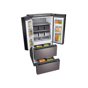 17.3 cu. ft. Smart Kimchi and Specialty 4-Door French Door Refrigerator in Platinum Bronze