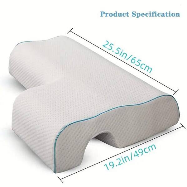 Couples Pillow Arm Rest Memory Foam Anti Pressure Arched Sleeping Cuddle  Cushion