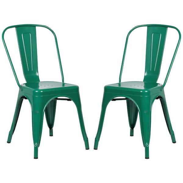EDGEMOD Trattoria Dark Green Side Chair (Set of 2)