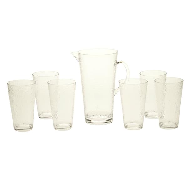 Unbranded 7-Piece Clear Drinkware Set