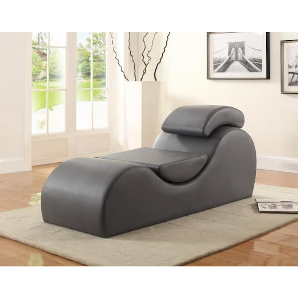 Us Pride Furniture Braflin Gray Faux Leather Stretch Chaise Lounge Relaxation Yoga Chair Cl 15 Usp The Home Depot - Mobilis Premium Bonded Leather Yoga Stretch Chaise Lounge Us Pride Furniture Braflin Gray Faux Leather Stretch Chaise Lounge Relaxation Yoga Chair Cl 15 Usp The Home Depot - Mobilis Premium Bonded Leather Yoga Stretch Chaise Lounge