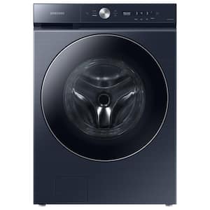 Bespoke 5.3 cu. ft. Ultra-Capacity Smart Front Load Washer in Brushed Navy with AI OptiWash and Auto Dispense