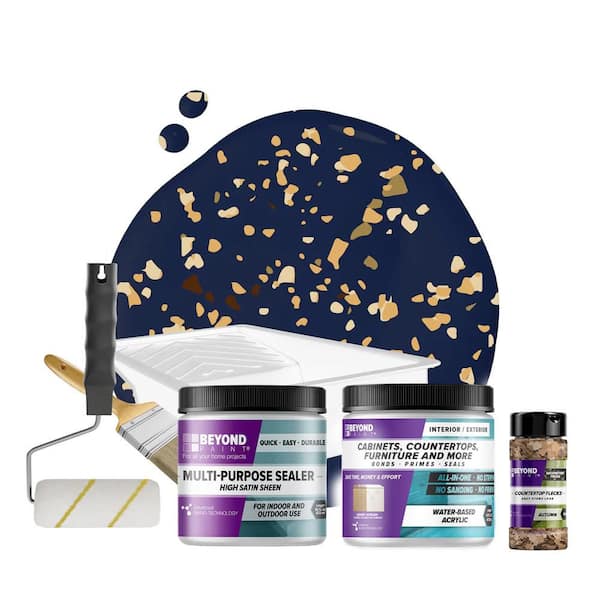 Navy Countertop Kit with Autumn Flecks