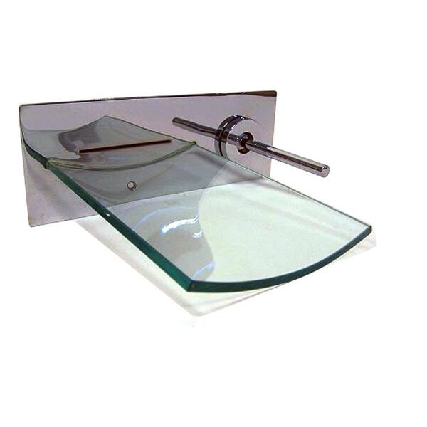 Kokols Waterfall Single-Handle Wall Mount Bathroom Faucet in Chrome