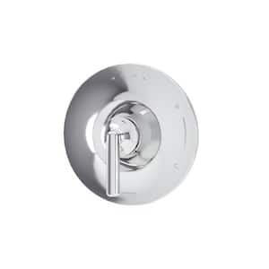 Birch Wall Mounted Single Handle Shower Valve Trim in Polished Chrome (Valve Not Included)