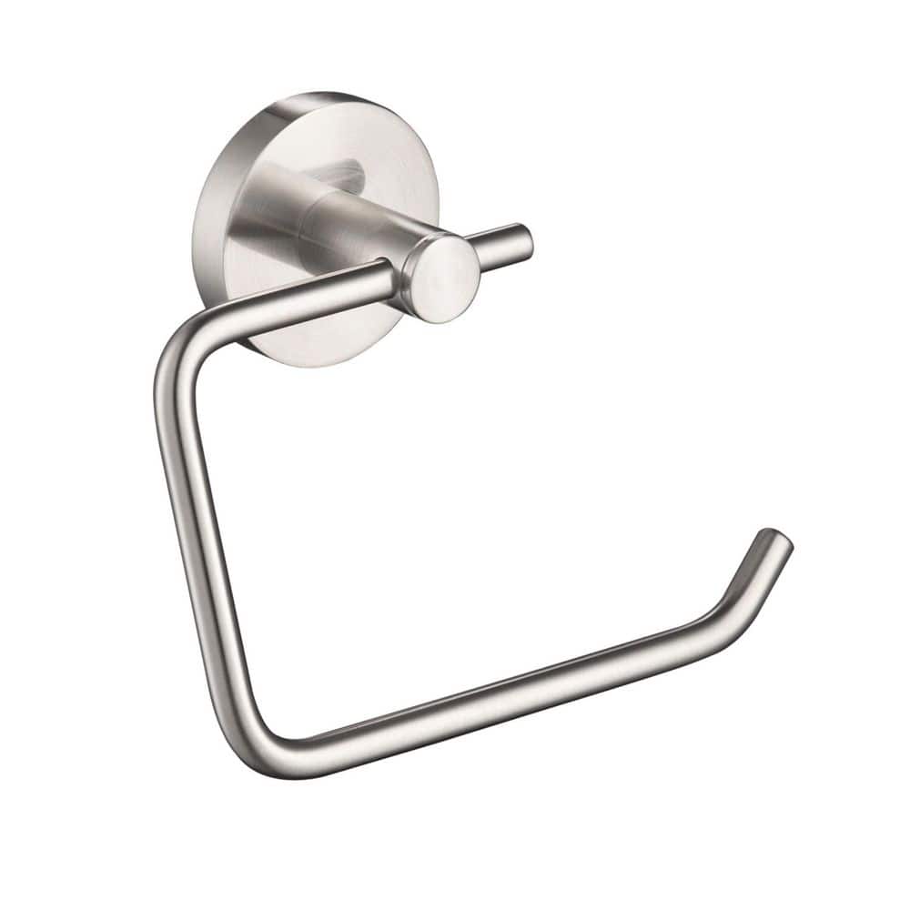 Bathroom Accessories Wall Mounted Toilet Paper Holder Round Post in Brushed Nickel price history on PriceWatchPro