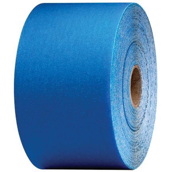 Stikit Blue Sandpaper Sheetroll - 180 Grade, 2-3/4 in. x 30 yd