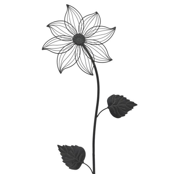 Jeweled Daisy Metal Garden Stake Decoration #3F50 97cm x 22cm