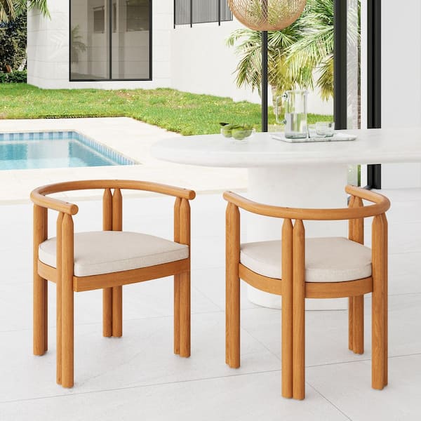 CHRISTOPHER KNIGHT HOME Calden Modern Teak Finish Solid Wood