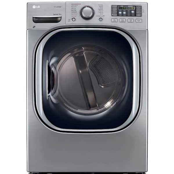 LG 7.4 cu. ft. Electric Dryer with Steam in Graphite Steel, ENERGY STAR