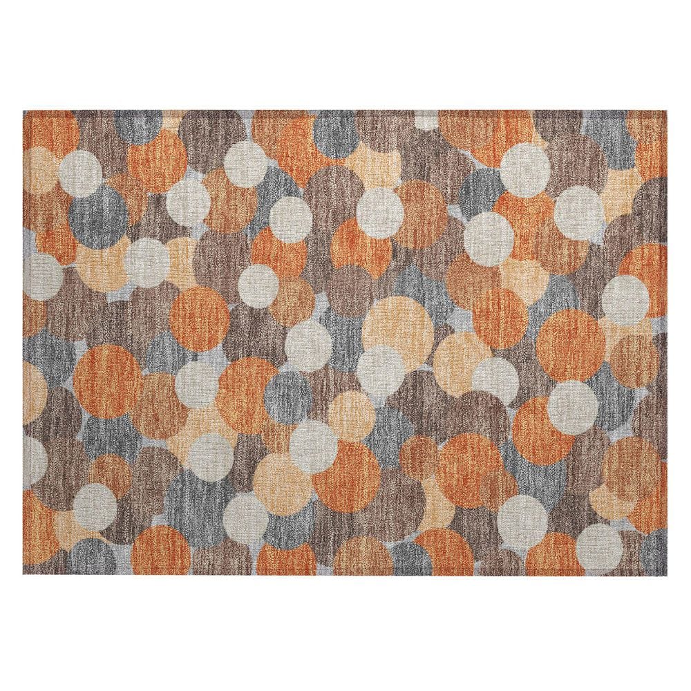 Chantille Machine Washable Indoor/Outdoor Abstract ACN2450 Orange 2 ft. x 3 ft. Accent Rug price history on PriceWatchPro
