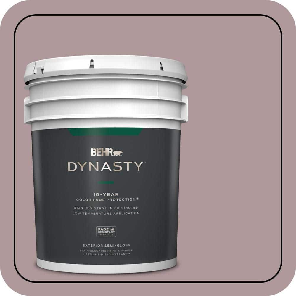 5 gal. #110F-4 Heirloom Orchid Semi-Gloss Enamel Exterior Stain-Blocking Paint & Primer price history on PriceWatchPro