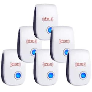 6-Watt Electronic Indoor Mouse Rats Pest Repellent Electronic Indoor Plug with Ultrasonic Pest/Insects Reject (6-Pack)