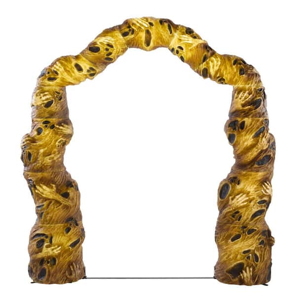 7 ft. H 6.6 ft. W Grave & Bones LED Twisted Souls Archway