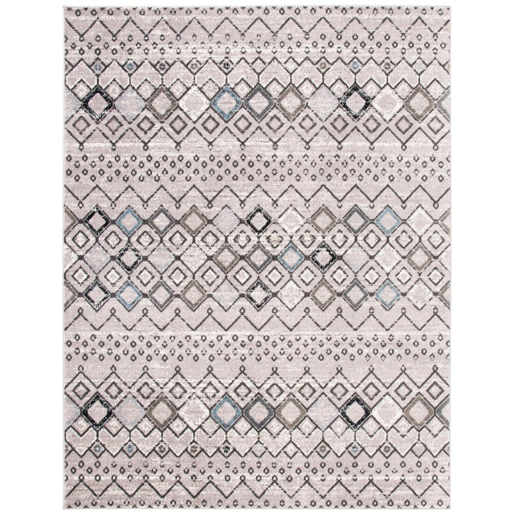 Amsterdam Light Gray/Brown 10 ft. x 14 ft. Multi-Diamonds Chevron Area Rug price history on PriceWatchPro