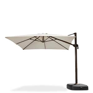 Portofino Comfort 10 ft. Resort Cantilever Umbrella in Flax