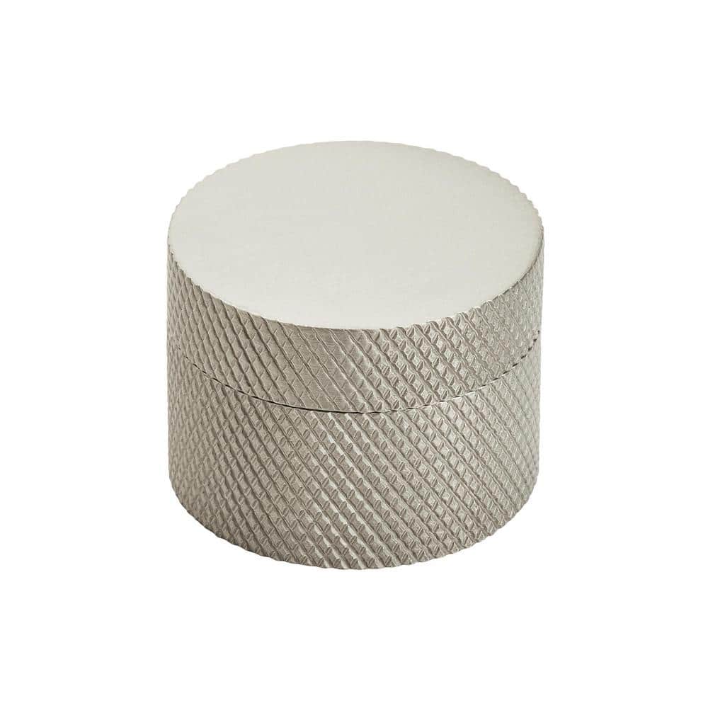 Transcendent 1-1/4 in. Dia (32 mm) Silver Champagne Round Cabinet Knob