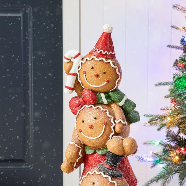 Décoration De Noël En Bois – Petit Bonhomme En Pain D'épice, 3 Pouces, Occasion