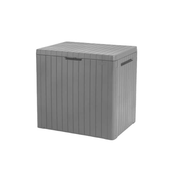 Stonebrook 30 gal. Grey Resin Deck Box