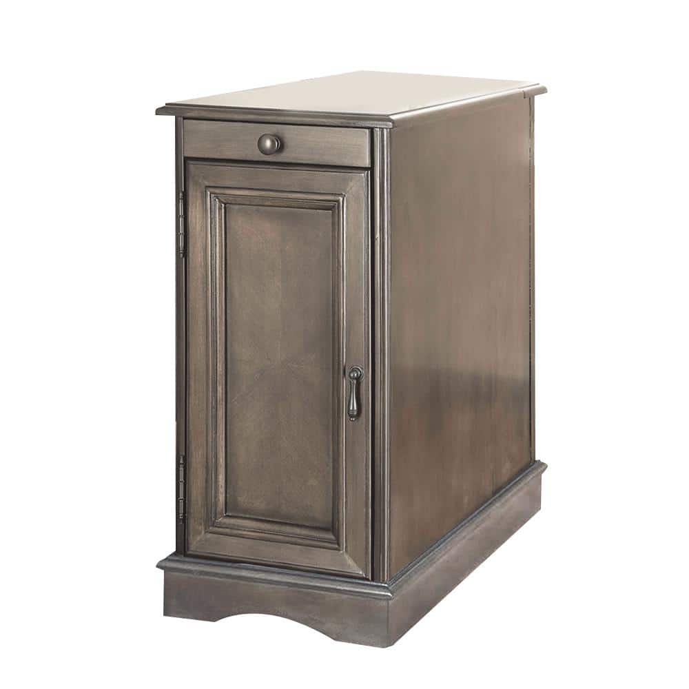 William's Home Furnishing Lilith I Side Table with Built-in USB