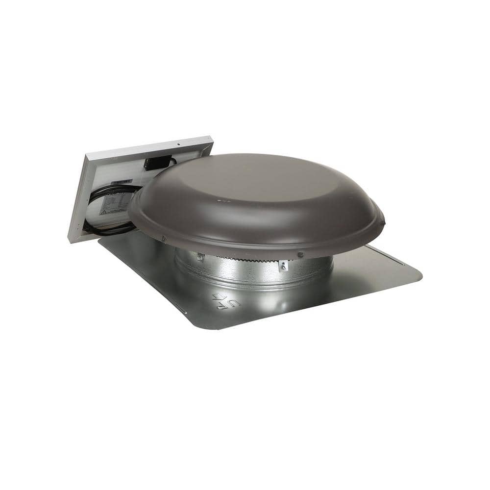Weatherwood Solar Powered Attic Ventilator with High Efficiency Motor