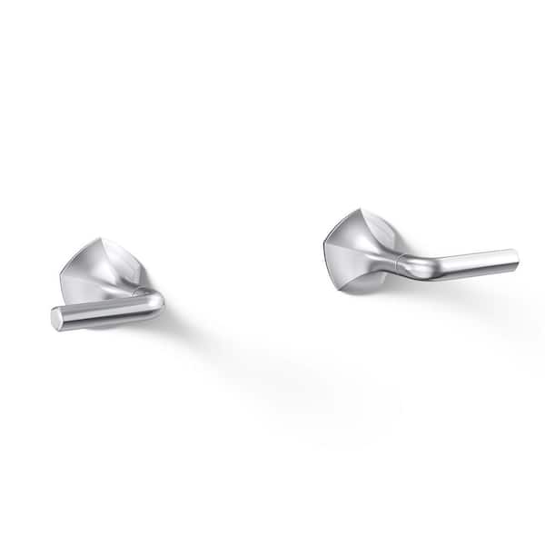 KOHLER Occasion Wall-Mount Bathroom Sink Faucet Lever Handle Trim, Polished Chrome