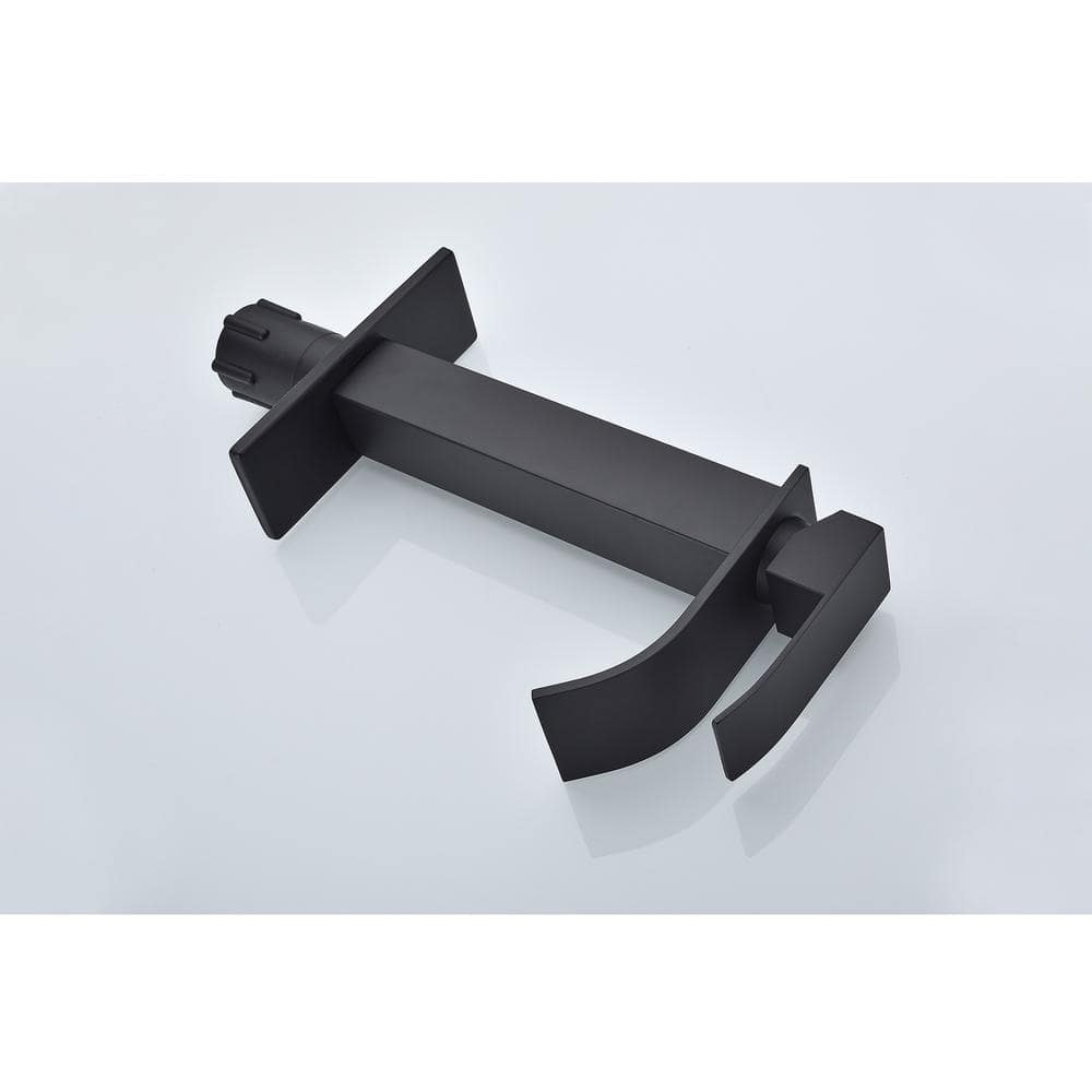 Matte Black Stainless Steel Single Handle Bathroom Faucet