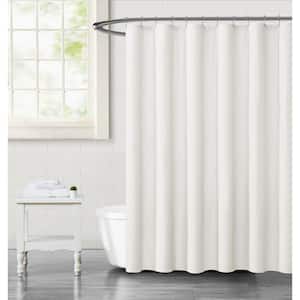 Dainty Home PEVA 72 in. W x 70 in. L in Clear Clear Shower Curtain with  Magnets White Shower Curtain Waterproof Shower Curtain Liner 6GSLCL - The  Home