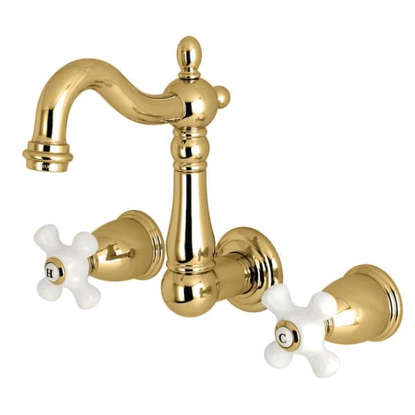 Reviews for Kingston Brass Heritage 2-Handle Wall Mount Bathroom