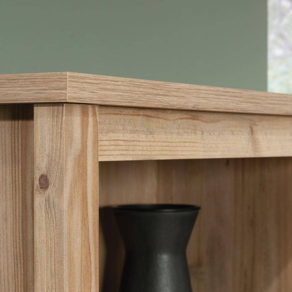 Khaki Pine Adjustable Kids Bookcase with Doors