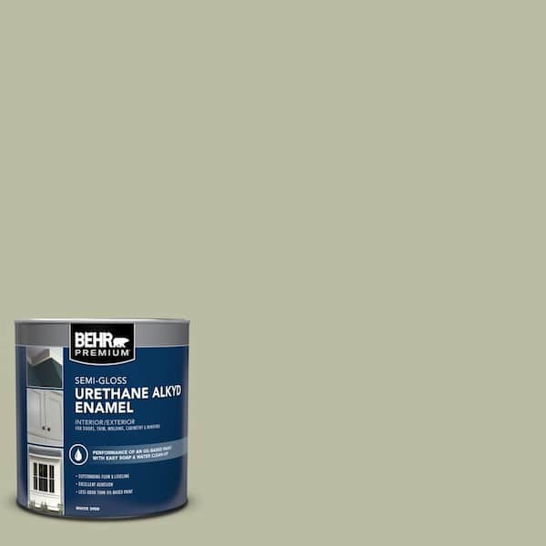 1 qt. #400F-4 Restful Semi-Gloss Enamel Urethane Alkyd Interior/Exterior Paint