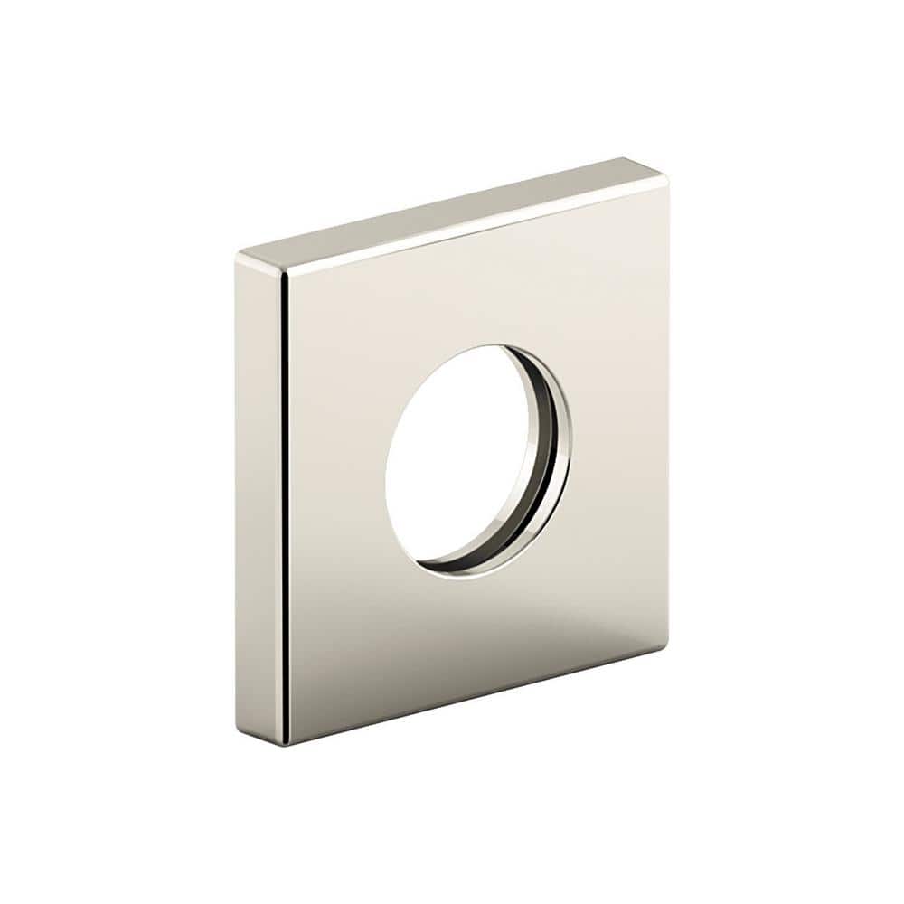 1-Handle Wall-Mount Shower Arm Trim Kit Square in Vibrant Polished Nickel price history on PriceWatchPro