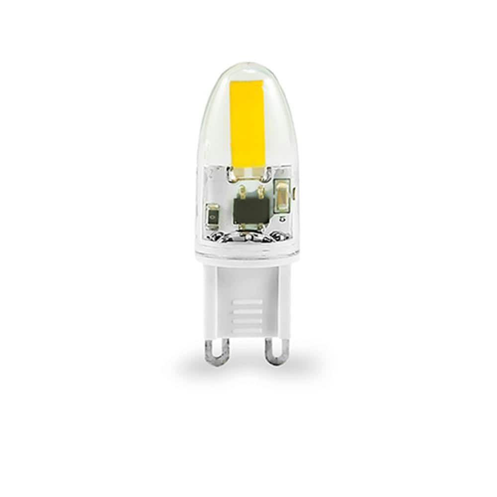 beeld Om te mediteren hemel 20 Watt Equivalent JC LED Light Bulb Dimmable AC 120 V G9 Warm White  (3000K) G9-0001-A - The Home Depot