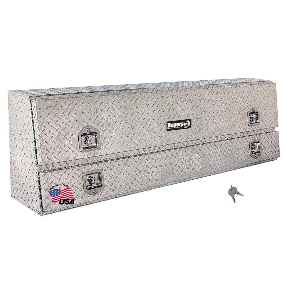 96 in. Diamond Tread Aluminum Top Mount Contractor Truck Tool Box price history on PriceWatchPro