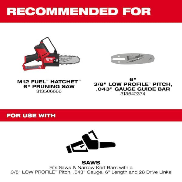 6 in. Pruning Saw Chain with 28 Drive Links
