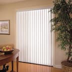White Light Filtering 3.5 in. Vertical Blind Kit for Sliding Door or Window - 78 in. W x 84 in. L