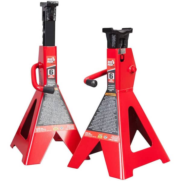 Big Red 6-Ton Jack Stands (2 Pack)