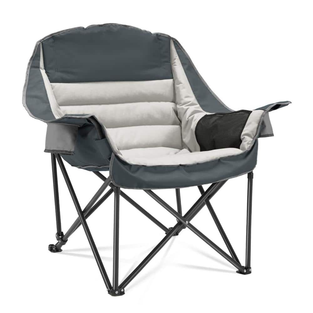 Modern Oversized Gray Oxford Fabric Camping Chair