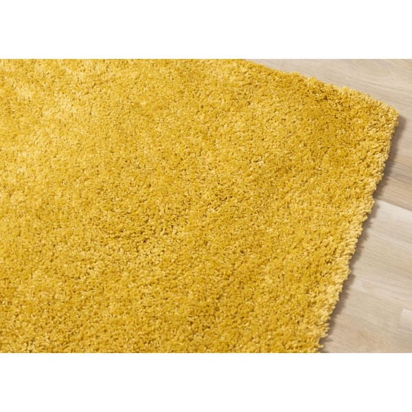 Marakai Collections 7' x 10' (6'7" x 9'6") Yellow Tonal/Solid Indoor Area Rug