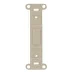 Almond 1-Gang Blank Plate Wall Plate (1-Pack)