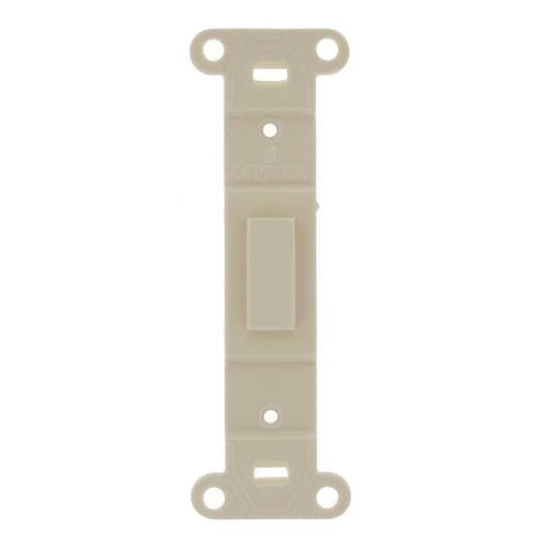 Leviton Almond 1-Gang Blank Plate Wall Plate (1-Pack)